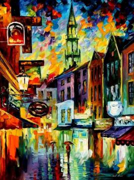 Belgium brussels Artwork by Leonid Afremov