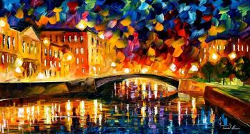 Bridge Over Dreams Artwork by Leonid Afremov