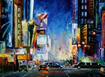 Broadway Artwork by Leonid Afremov
