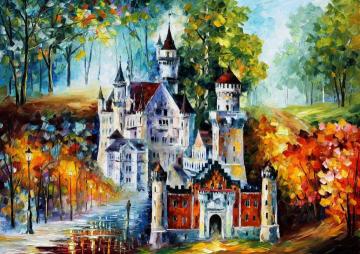 Castle Artwork by Leonid Afremov