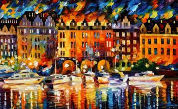 Castle By The River Artwork by Leonid Afremov