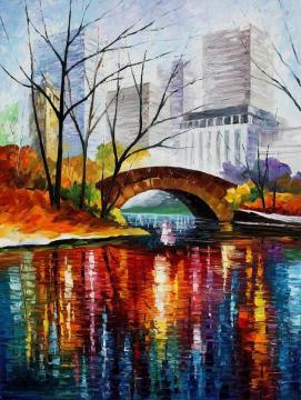 Central park - new york Artwork by Leonid Afremov