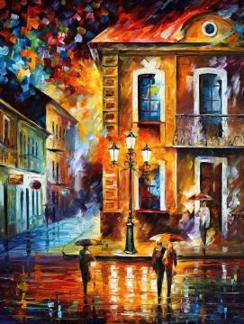Charming night Artwork by Leonid Afremov