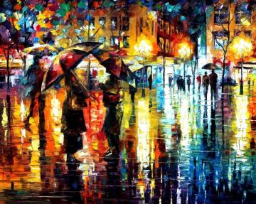 Close encounter Artwork by Leonid Afremov