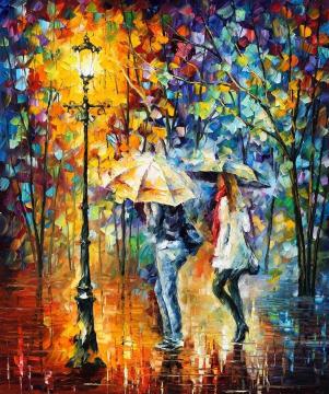 Conversation Artwork by Leonid Afremov