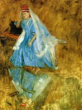 Mademoiselle Fiocre in the Ballet "The Source" (study) Artwork by Edgar Degas