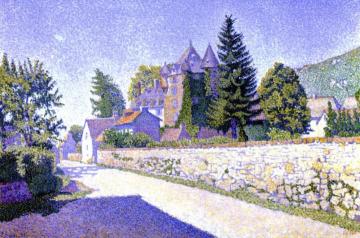 Complat-le-Chateau. The Castle, Opus 160 Artwork by Paul Signac