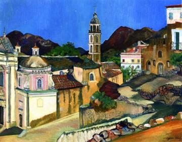 Church At Belgodere, Corsica Artwork by Suzanne Valadon