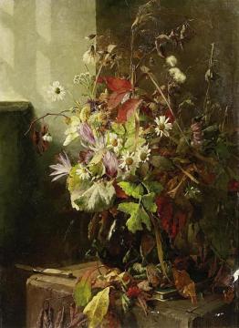 Last Greeting Of Autumn Artwork by Bertha Wegmann