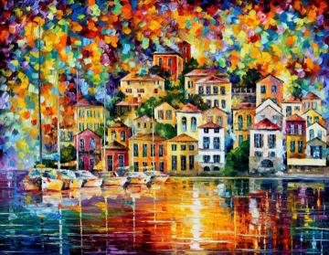 Dream Harbor Artwork by Leonid Afremov