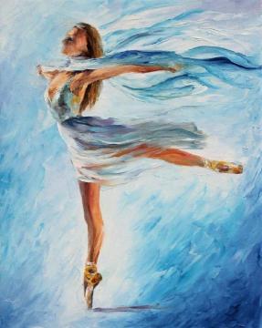 The sky dance Artwork by Leonid Afremov
