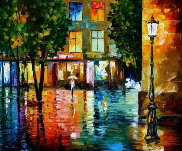 City magic Artwork by Leonid Afremov