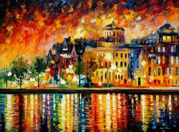 Copenhagen Artwork by Leonid Afremov