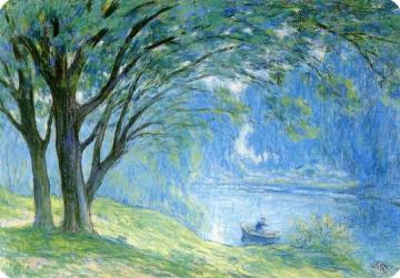 Boat in the Pond at Saint Cucufa Artwork by Claude-Emil Schuffenecker