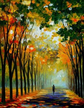 Autumn mood Artwork by Leonid Afremov