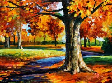 Bristol fall Artwork by Leonid Afremov
