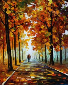 Bronze fall Artwork by Leonid Afremov