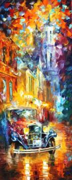 City vibes Artwork by Leonid Afremov
