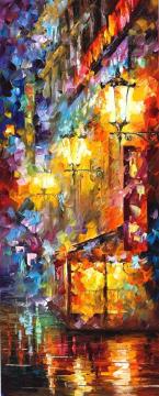 City vibes Artwork by Leonid Afremov