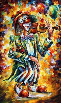 Clown Artwork by Leonid Afremov