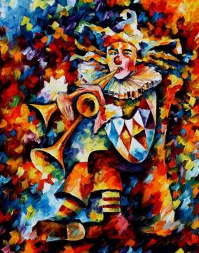 Clown Artwork by Leonid Afremov