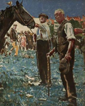 Barnet Fair, Hertfordshire Artwork by Walter Richard Sickert