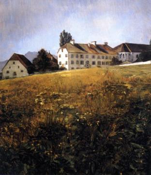 Convent Meadow At Chiiemsee Artwork by Wilhelm Trübner