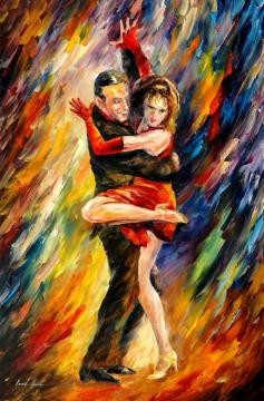 The sublime tango Artwork by Leonid Afremov