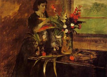 Portrait of Mme. Rene De Gas, nee Estelle Musson Artwork by Edgar Degas