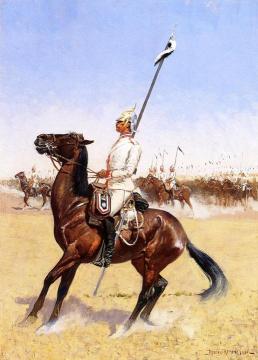 Cuirassiers Artwork by Frederic Remington