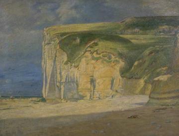 The White Cliffs, Vaucottes Artwork by William Rothenstein