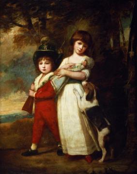 Portrait Of The Vernon Children Artwork by George Romney