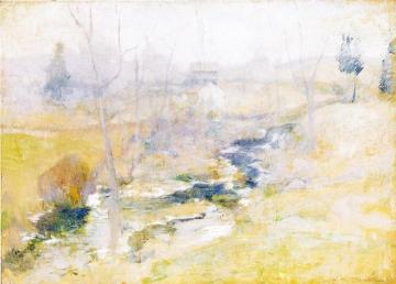 End Of Winter Artwork by John Twachtman