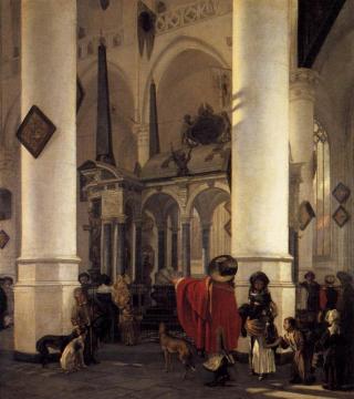 View Of The Tomb Of William The Silent In The New Church In Delft Artwork by Emanuel de Witte