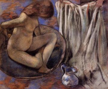 Woman in the Tub Artwork by Edgar Degas