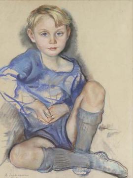 Portrait of Dick Hunter Artwork by Zinaida Serebriakova