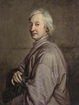 John Dryden, Playwright, Poet Laureate and Critic Artwork by Sir Godfrey Kneller
