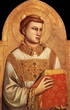 Saint Stephen Artwork by Giotto di Bondone