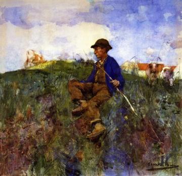 The Herd Boy Artwork by Edward Arthur Walton