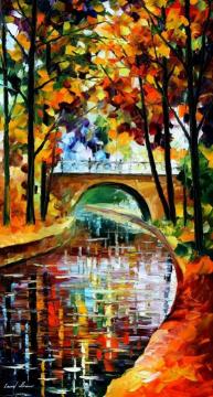 Delightful park Artwork by Leonid Afremov