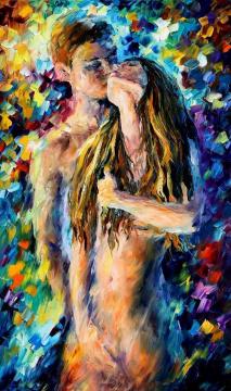 Moment of passion Artwork by Leonid Afremov