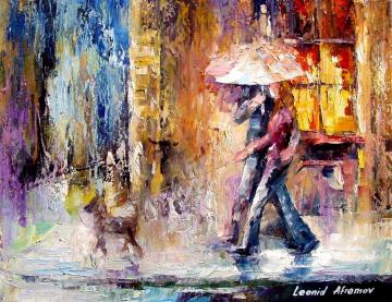 My dog Artwork by Leonid Afremov