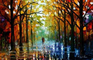 Fall Date Artwork by Leonid Afremov