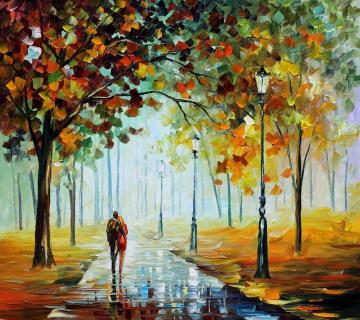 Fall love Artwork by Leonid Afremov