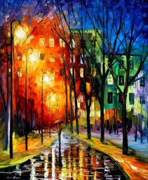 Farewell to autumn Artwork by Leonid Afremov