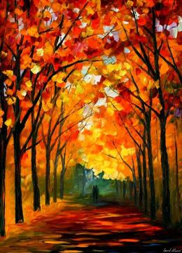 Farewell to autumn Artwork by Leonid Afremov