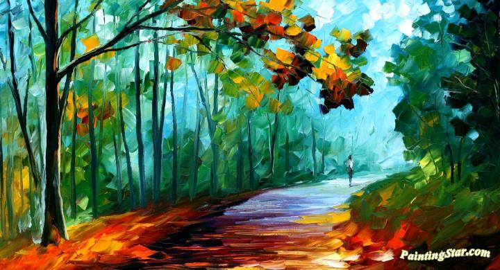 Fresh Forest Artwork by Leonid Afremov