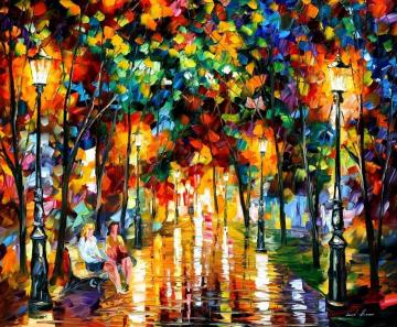 Gossips Artwork by Leonid Afremov