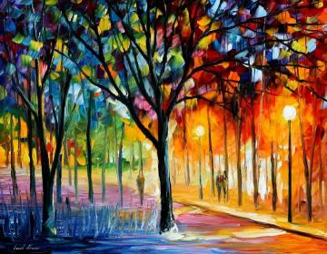 Holiday mood Artwork by Leonid Afremov
