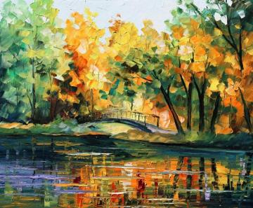 Lake of hope Artwork by Leonid Afremov